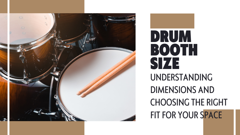 In the world of music, the minutiae matter, and that includes not just the notes and rhythms we play, but also the environment where the music is produced. As a drummer, I've found that one such important factor is the drum booth.